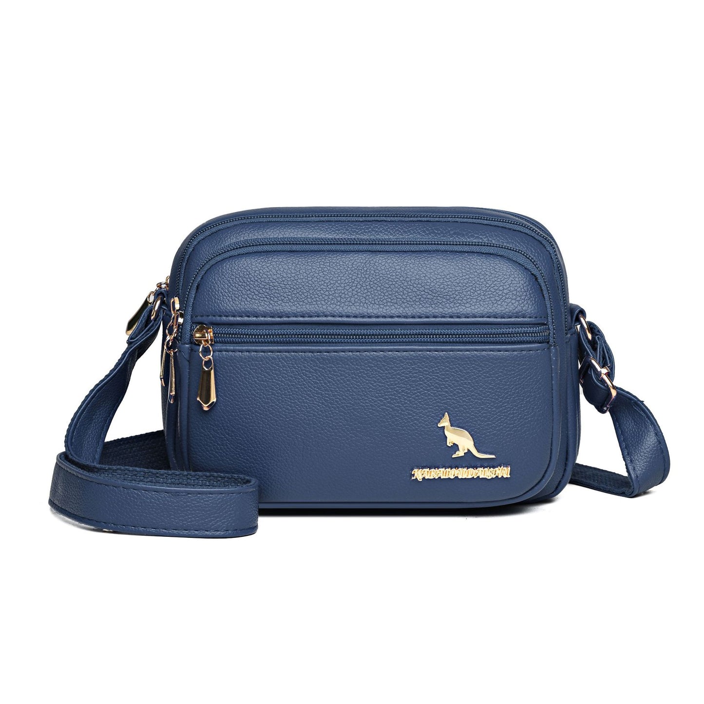 Multi-layered shoulder and crossbody casual bag
