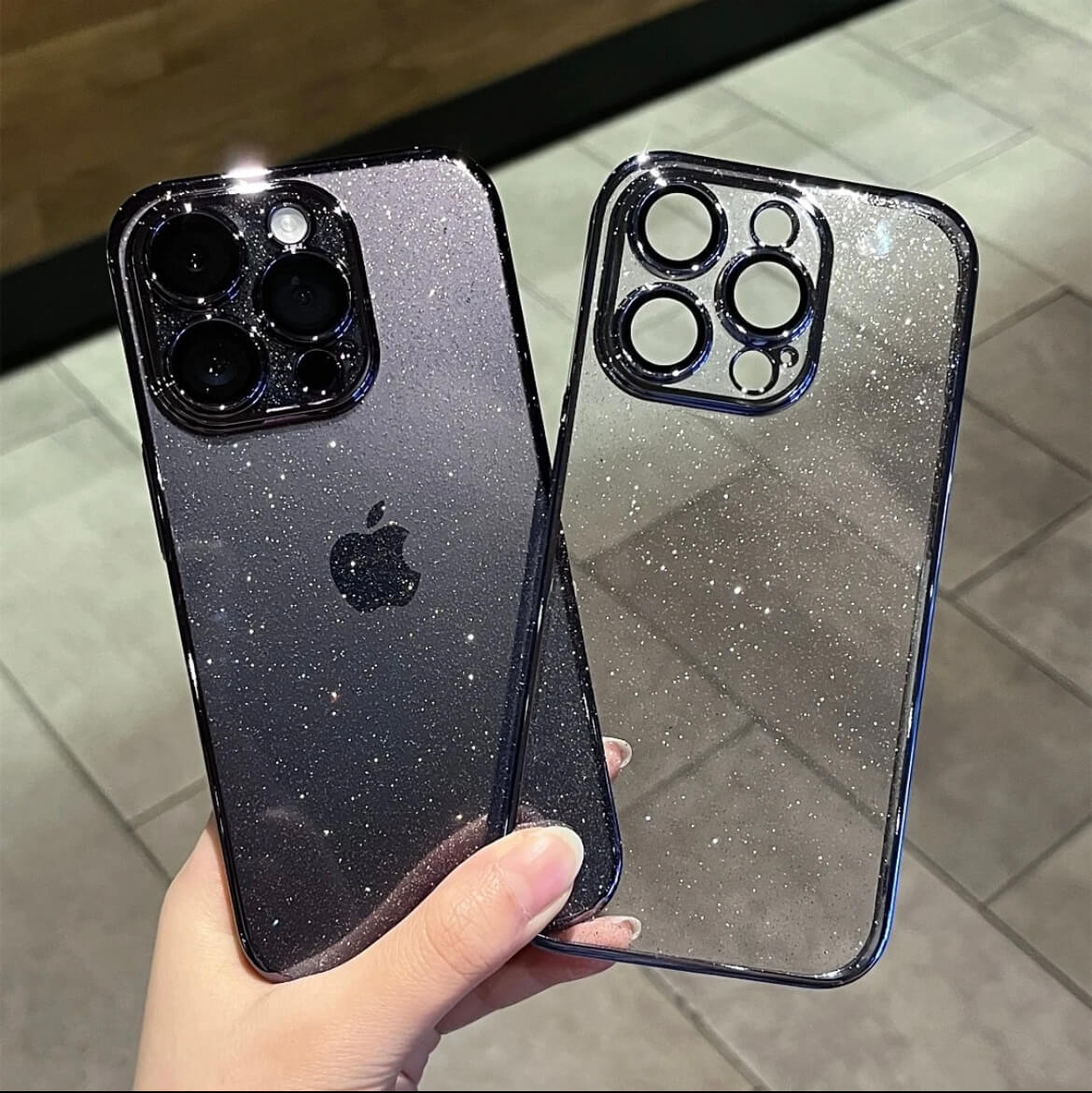 💥 Don't miss it | Transparent Glitter Phone Case
