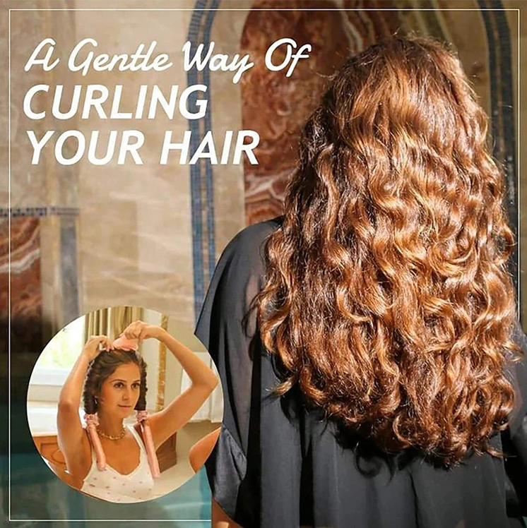 γπ₯πββοΈπγLarge Wave Curling Tool Lazy Heatless Hair Curler Foam Sponge Sleep-In Styling Set (Buy 1 Get 2 Free)