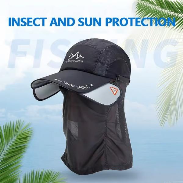 🔥🔥Sun hat with retractable brim for outdoor/fishing/riding/climbing