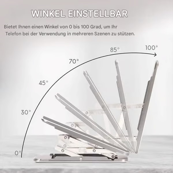Stick-On Adjustable Phone Stand