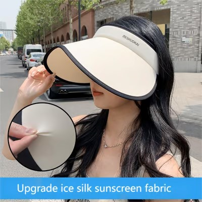 Foldable large brim sun protection hat👒UPF 50+ sun protection