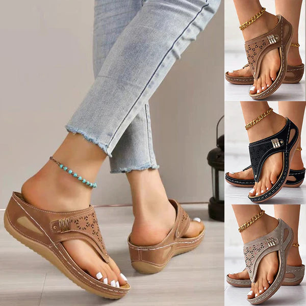 🔥women's sandals with soft soles and cutouts