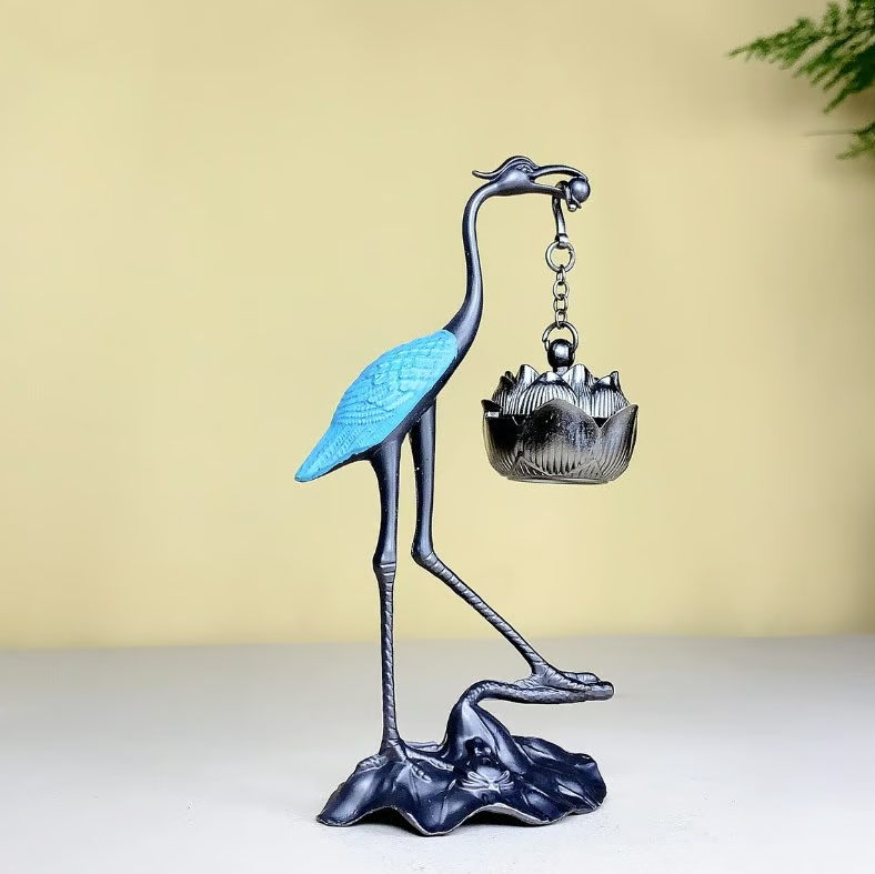 Lotus Crane Ornaments & Aromatherapy Diffuser