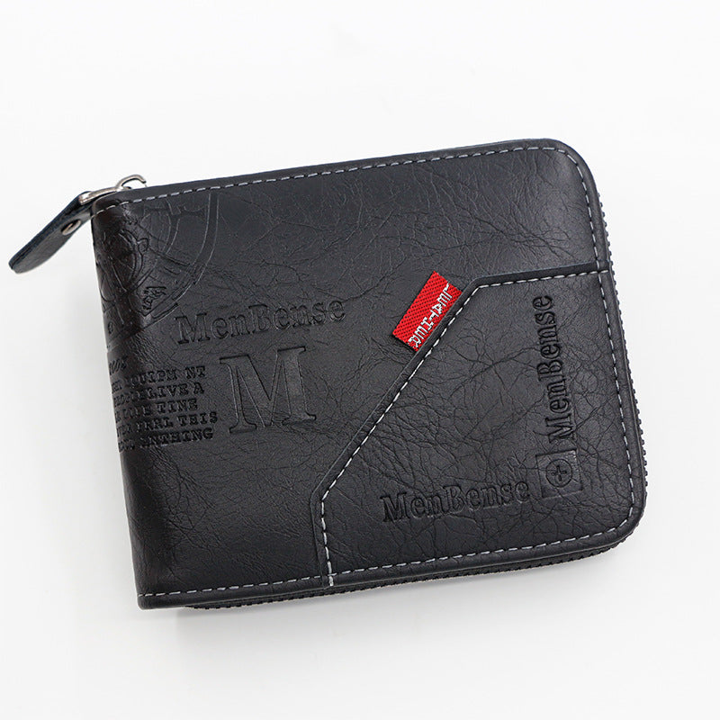 💰Men's retro style zipper wallet