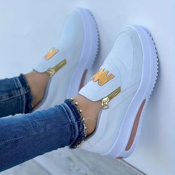 👍Women's orthopedic platform slip-on sneakers👞