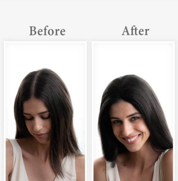π2 x 3 Topper Hair Extensions For Women π| Silk base & 100% Human Hair
