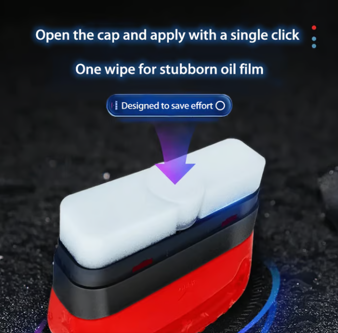 🔥Automotive Oil Film Cleaning Brush (Buy 1 Get 1 Free)