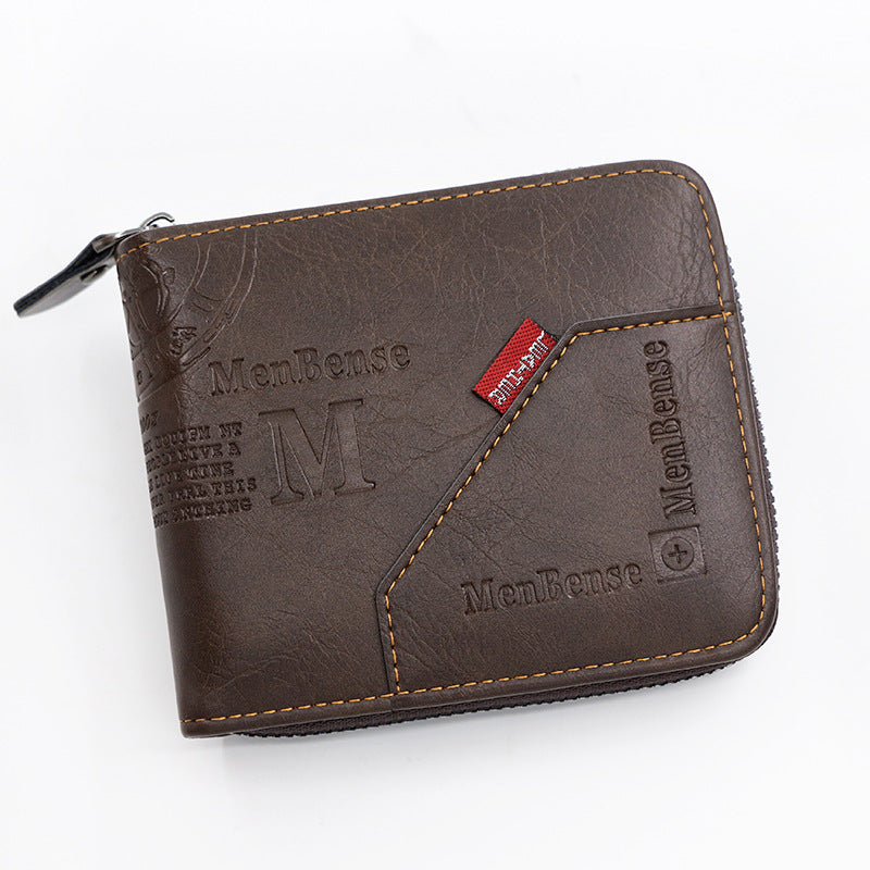 💰Men's retro style zipper wallet