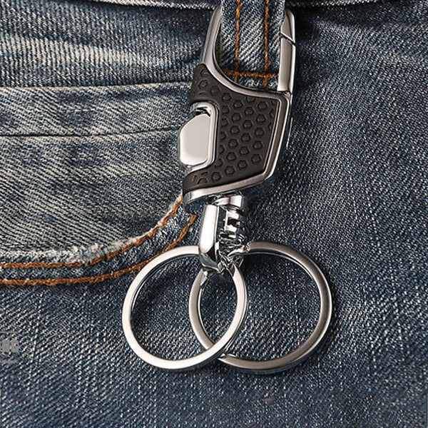 đOne-touch business keychain