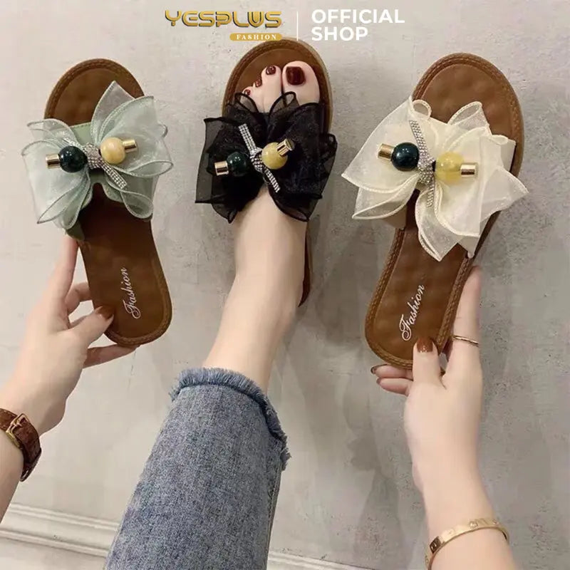 Summer-Ready Jelly Flip Flops π‘ | Fashion Ribbon Design + Soft PCU