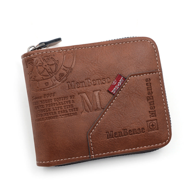 💰Men's retro style zipper wallet