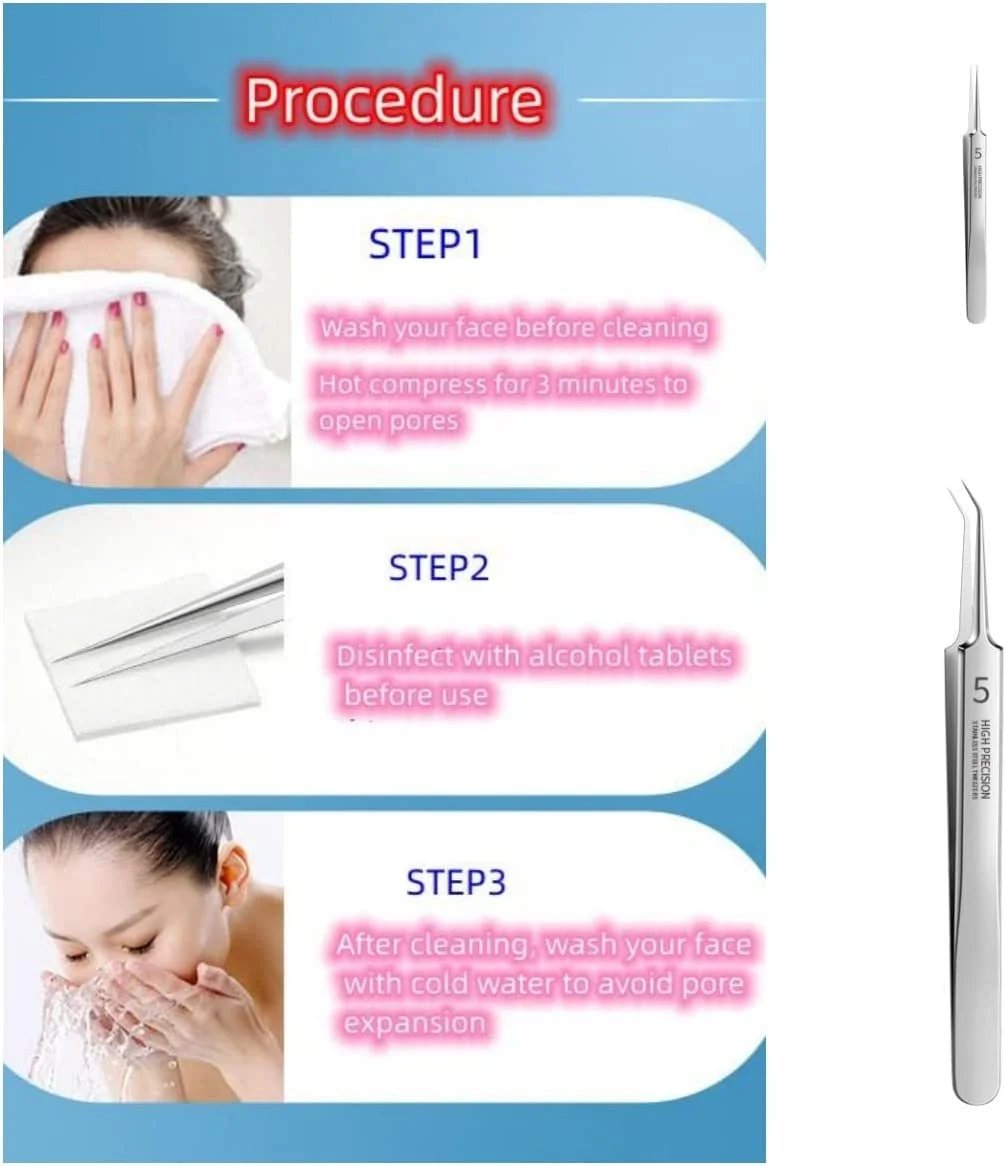 💓Last day discount💥Medical grade blackhead cell clip tool set