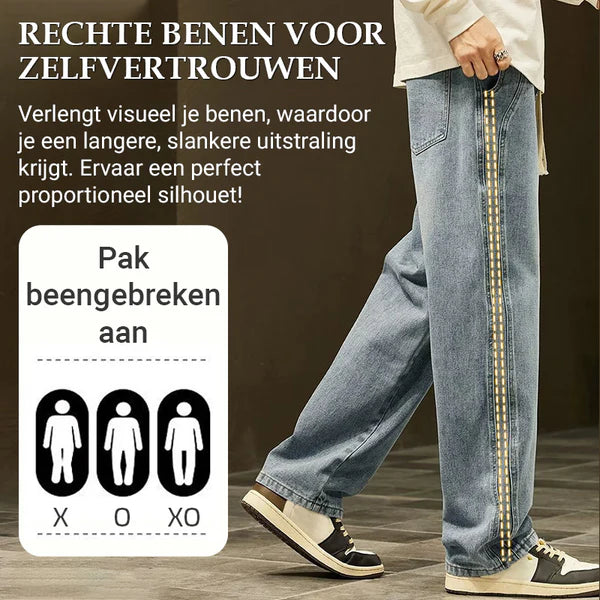 Nieuw product💐 Losse rechte jeans voor heren