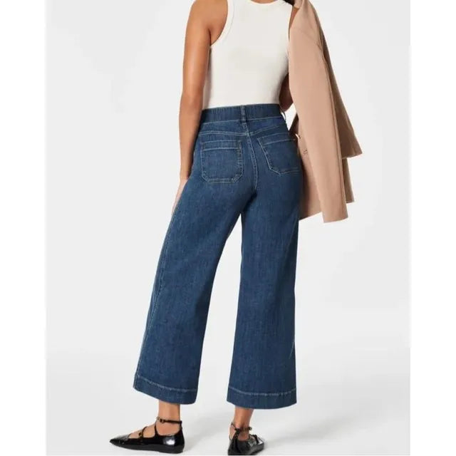 👖Tummy Control Cropped Wide-Leg Jeans ⭐ 2025 Best Selling Jeans