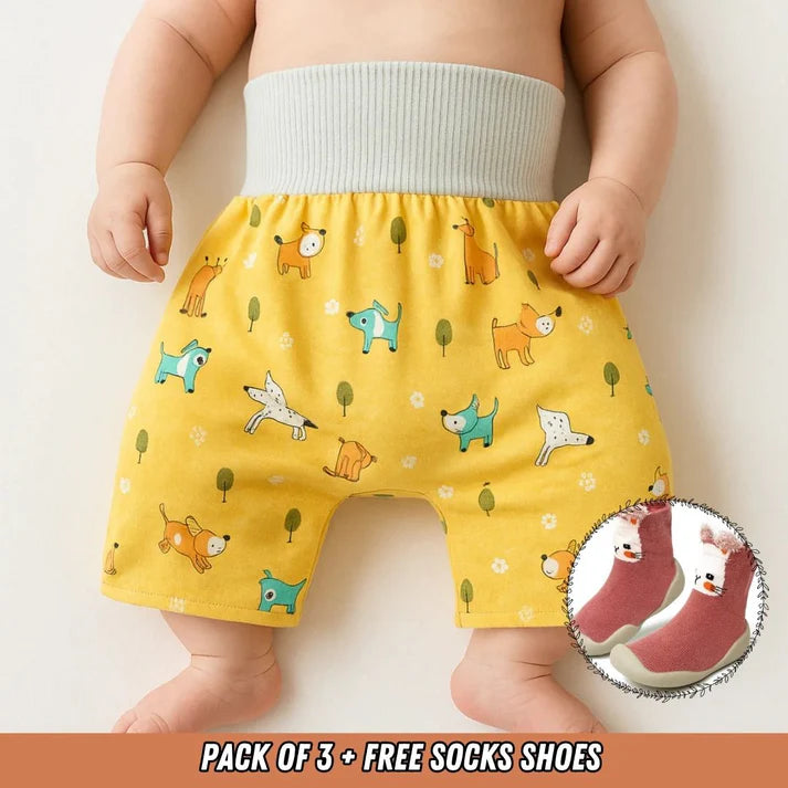 Baby Training Pants™️(Pack of 3 + Free Socks Shoes)