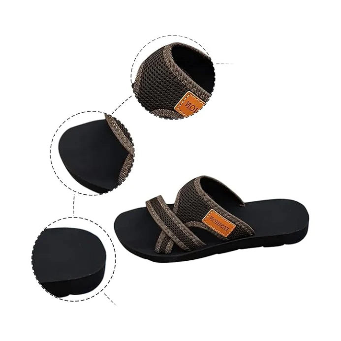 Comfortable flat open toe sandals for wide feet