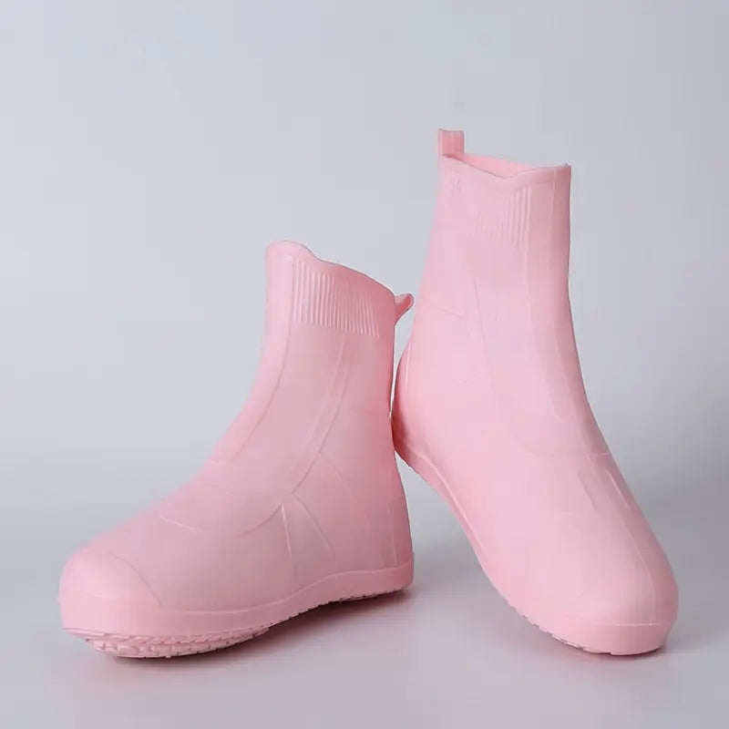 Waterproof Shoe Covers Silicone Anti-Slip RainBoots Unisex Sneakers Protector For OutdoorRainy Day Reusable Rain Shoes Cover