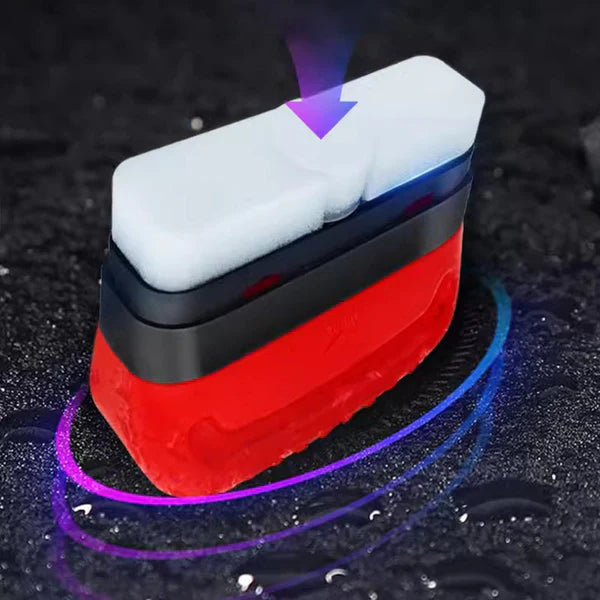 Car Glass Oil Film Cleaning Brush