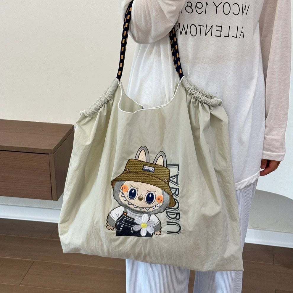 Labubu Explorer Tote Bag – Cute Meets Utility