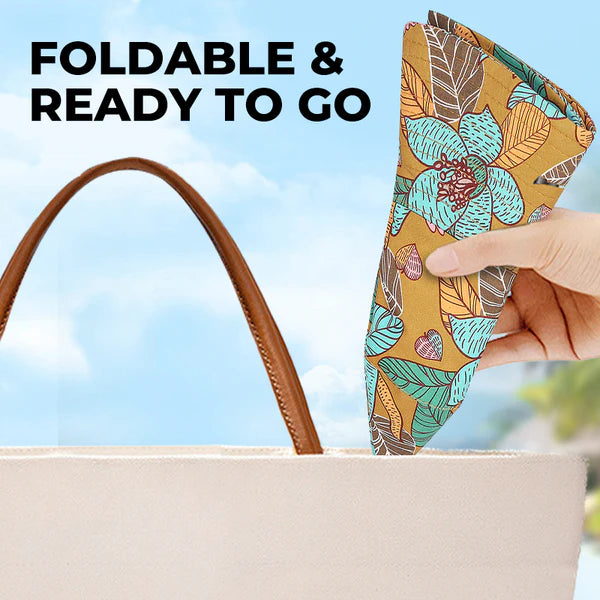 ⏳ Women's Floral Print Bucket Sun Hat with Mask (The more you buy, the higher the discount)💥