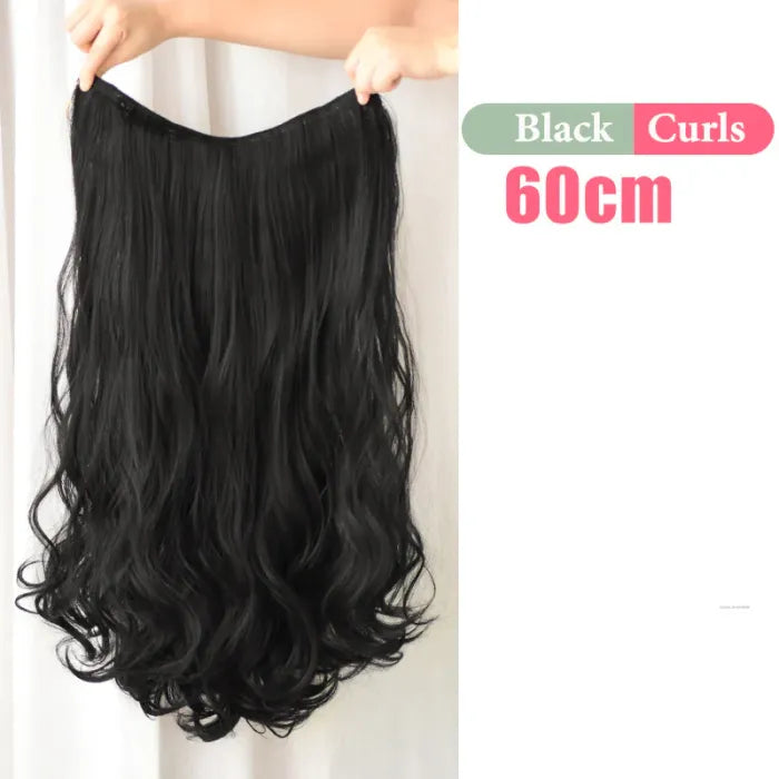 Clip in U-Shaped Hair Extension Hairpiece for Women