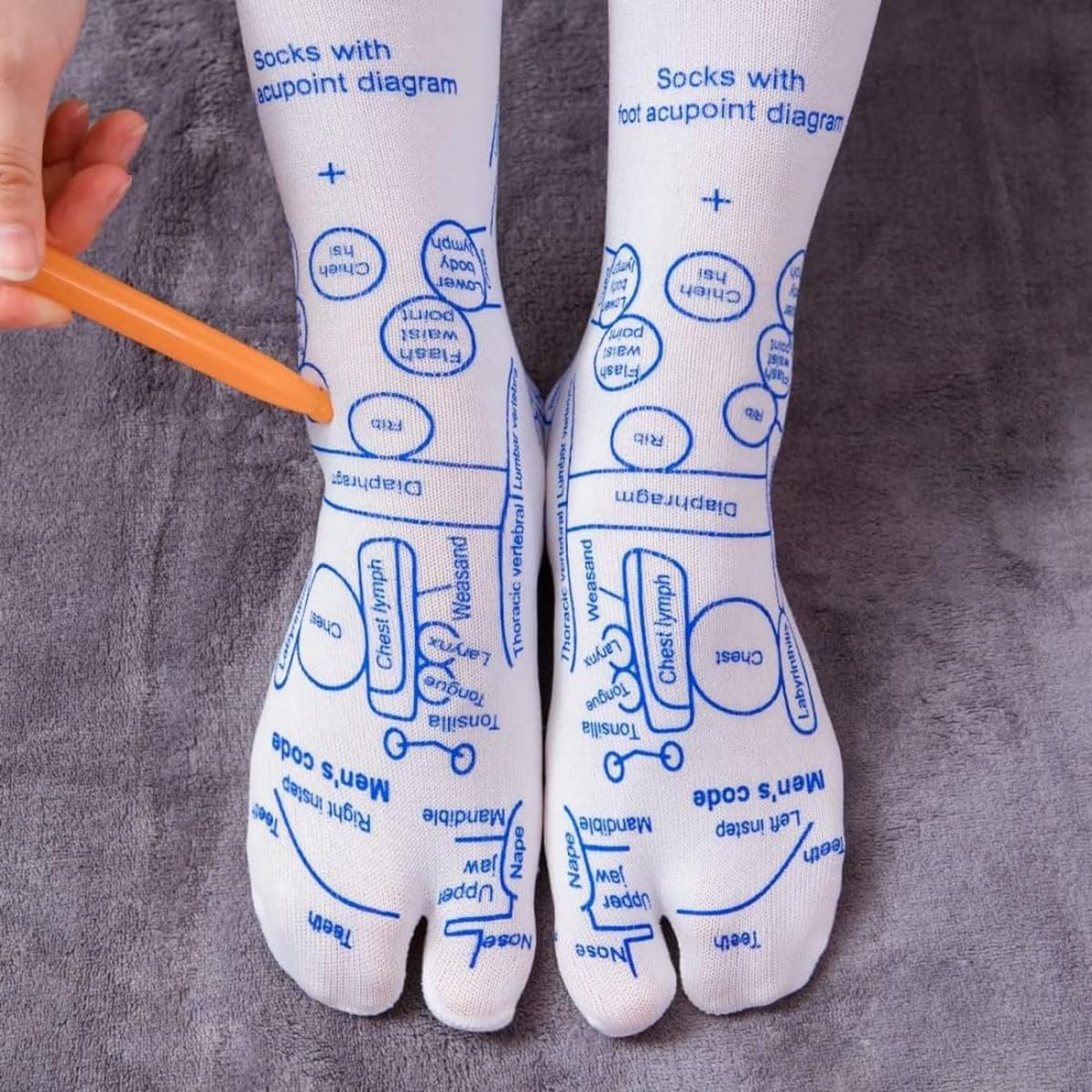 Reflexology Chart Socks