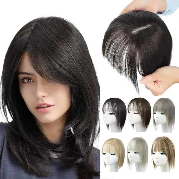 Natural hair headbands with bangs for women