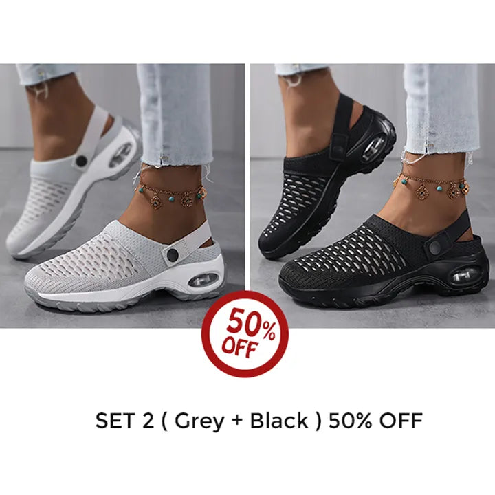 ⭐Last Day Sale 50% OFF⭐Orthopedic Clogs With Air Cushion Support to Reduce Back and Knee Pressure🔥