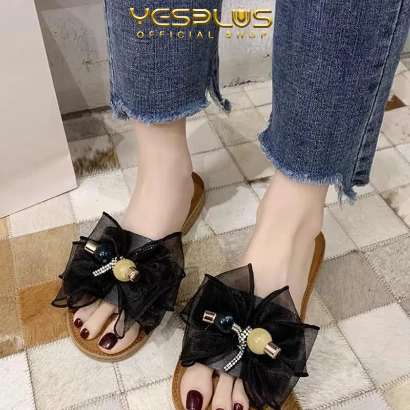 Summer-Ready Jelly Flip Flops π‘ | Fashion Ribbon Design + Soft PCU