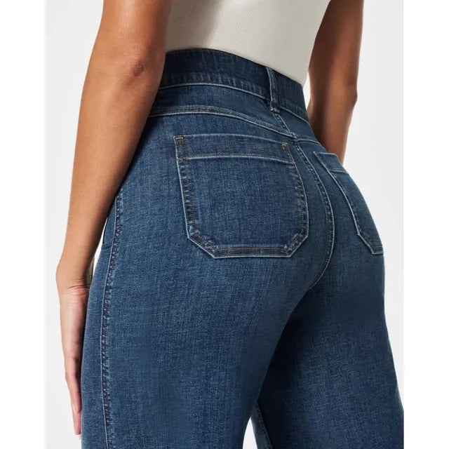 👖Tummy Control Cropped Wide-Leg Jeans ⭐ 2025 Best Selling Jeans