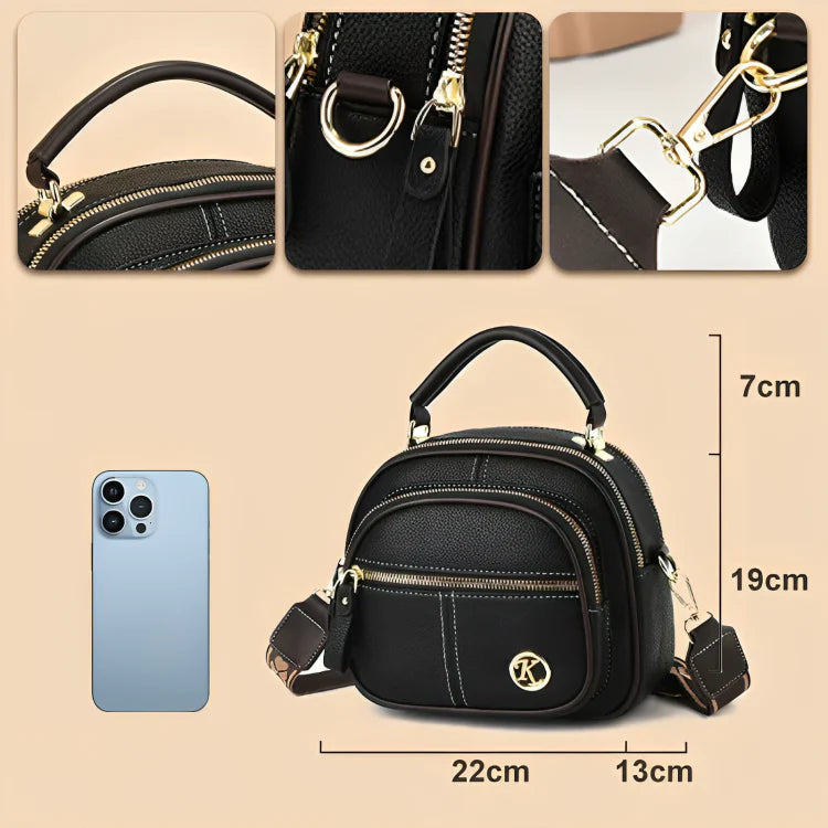 All-in-One PU Leather Shoulder Bag