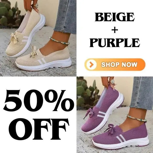 Slip-On Knit Sneakers for Women