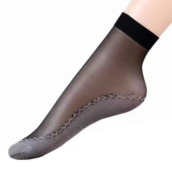 🔥【Limited time offer】🔥Cotton-soled ruffled short socks, non-slip style