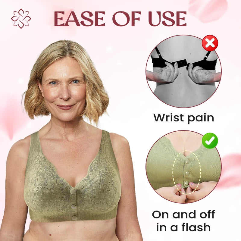 Zero Feel Bra – LAST DAY SALE 70% OFF – Zero Feel Lace Full Coverage Front Closure Bra