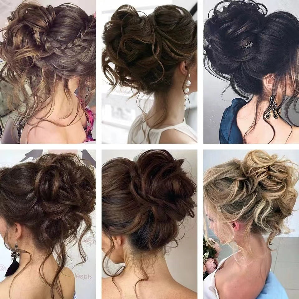 【🔥Hot Sale】 Messy Curly Hair Bun