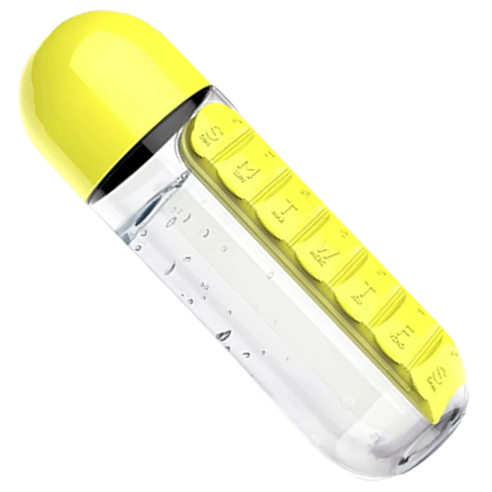 Water bottle with medicine box——✅Solve the problem of forgetting to take medicine