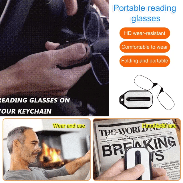 Armless Ultralight Reading Glasses
