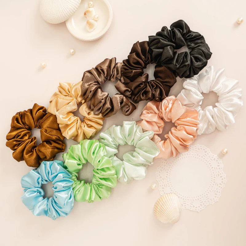 Set Of 10 Scrunchies