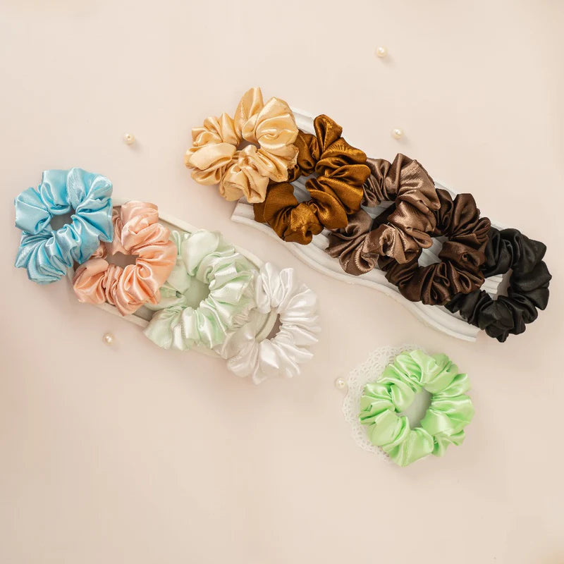 Set Of 10 Scrunchies