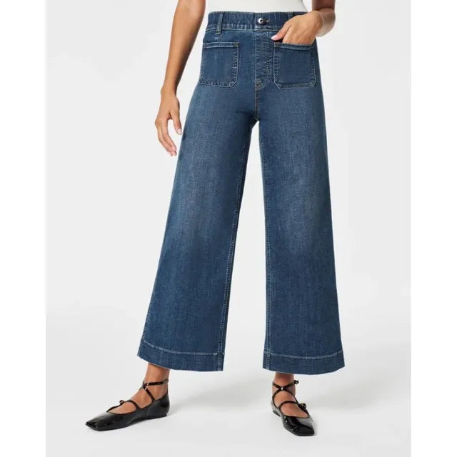 👖Tummy Control Cropped Wide-Leg Jeans ⭐ 2025 Best Selling Jeans