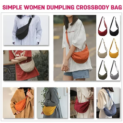 💐Simple Women Dumpling Crossbody Bag✨