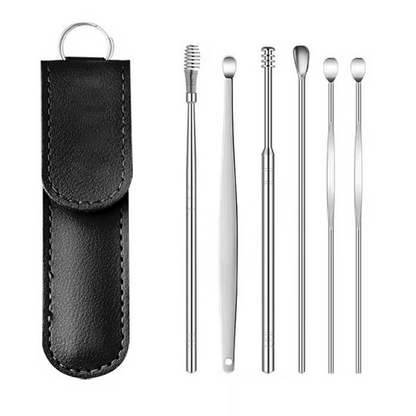 🏅Innovative Spring EarWax Cleaner Tool Set