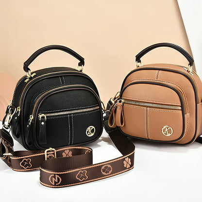 All-in-One PU Leather Shoulder Bag