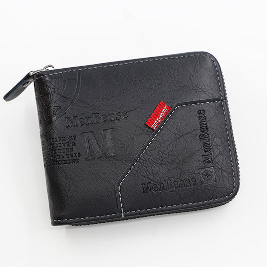 💰Men's retro style zipper wallet
