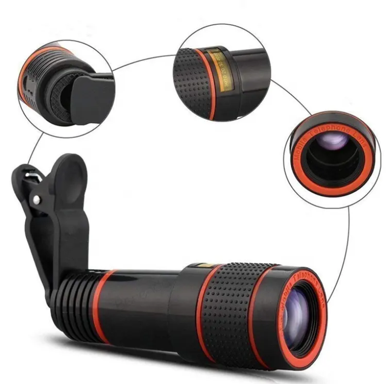 Telescopic Telescope for Smartphone Zoom 8x Fisheye Wide