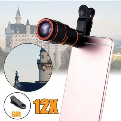 Telescopic Telescope for Smartphone Zoom 8x Fisheye Wide