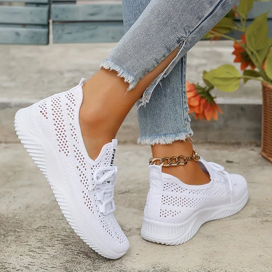 Women's breathable non-slip casual sports shoes with soft soles