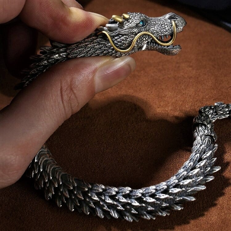 Unleashing the Power of Handmade Golden Horn Dragon Bracelet