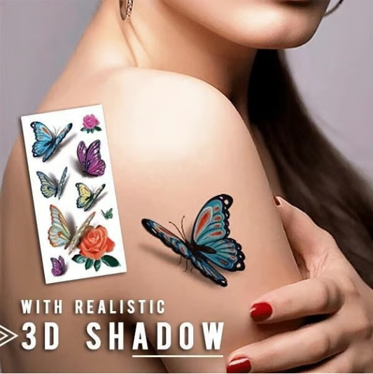 Trendy 3D Tattoo Stickers 30 PCS